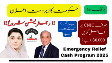 Emergency Relief Cash Program 2025